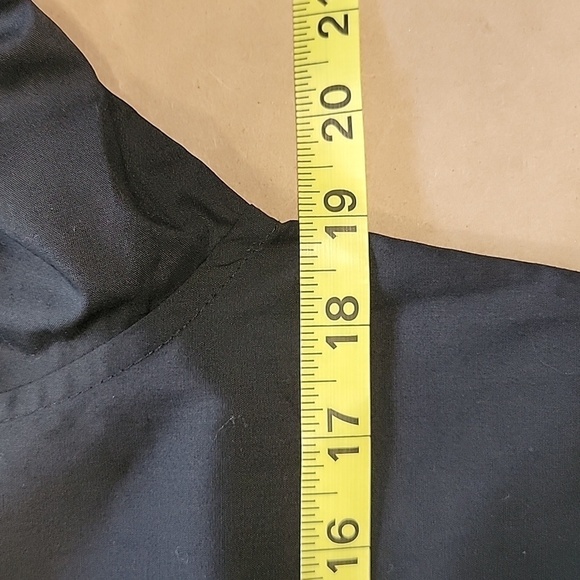 Port Authority Size XS Black Button Down Long Sleeve Blouse, Exc. Used Condition - Picture 7 of 11